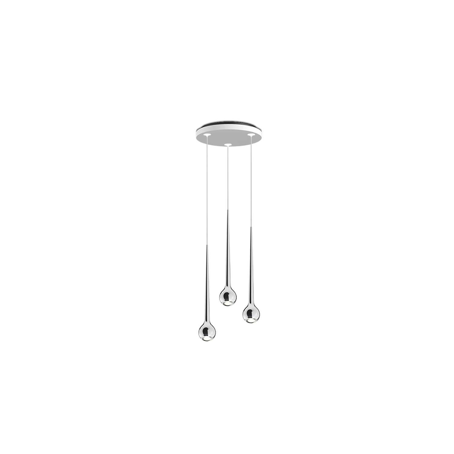 Falling Sun Chandelier Three