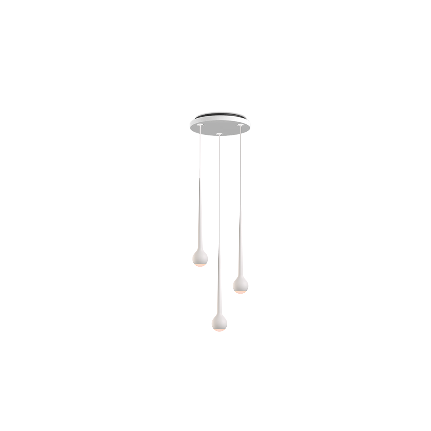 Falling Sun Chandelier Three