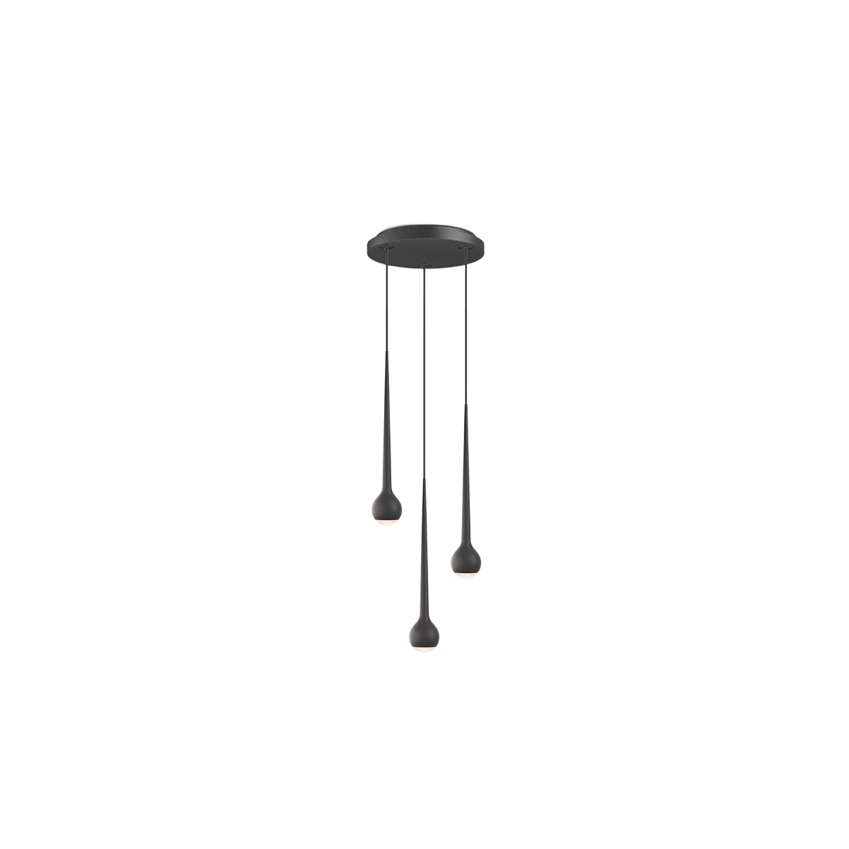Falling Sun Chandelier Three