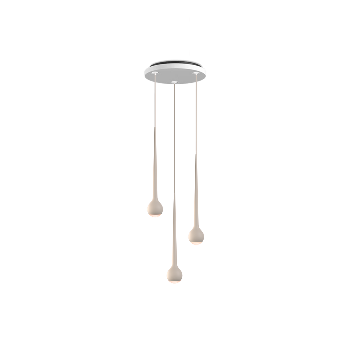 Falling Sun Chandelier Three