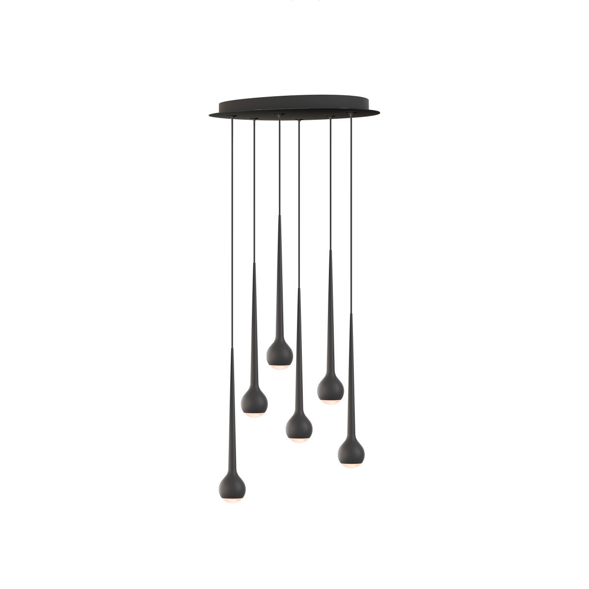 Falling Sun Chandelier Six & Nine