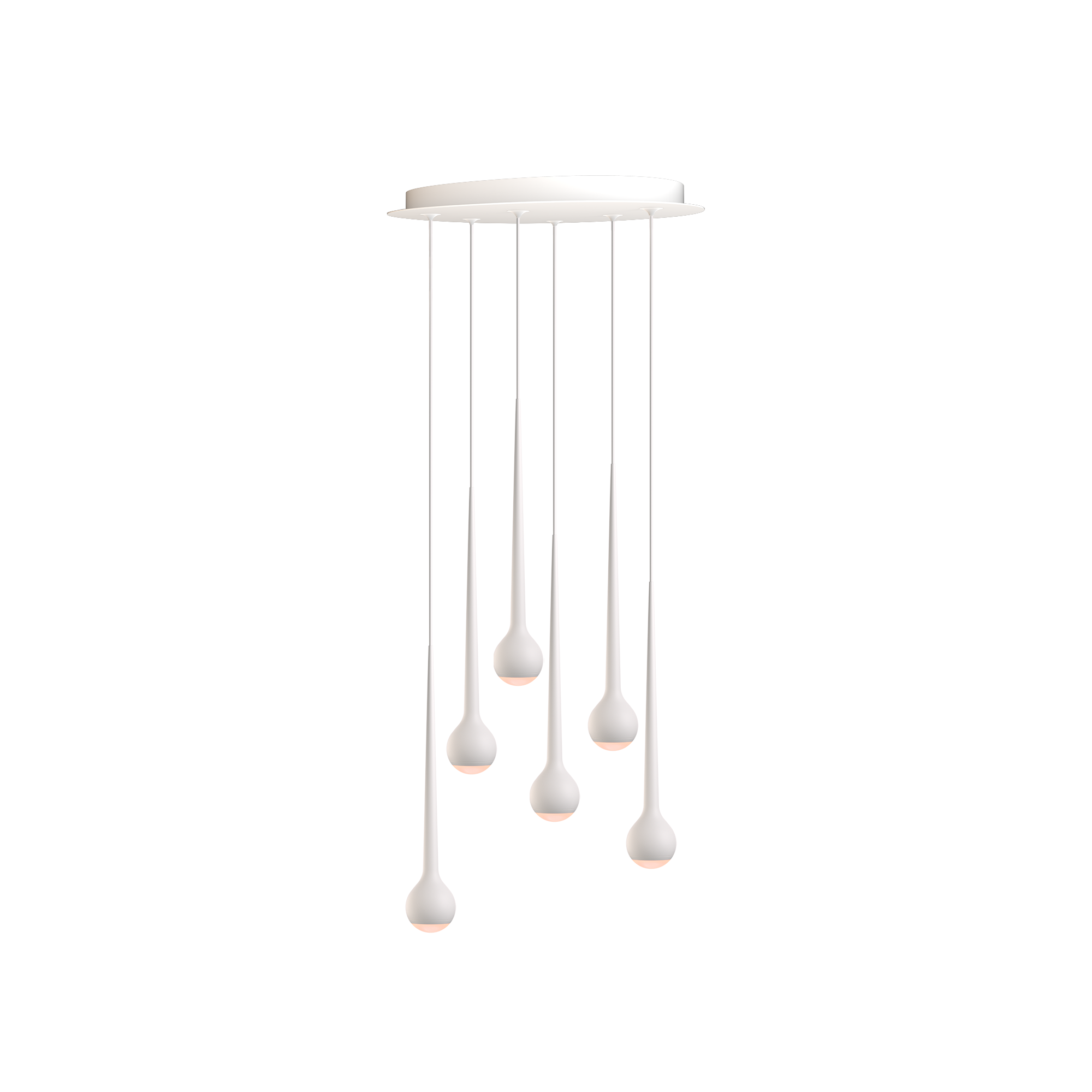 Falling Sun Chandelier Six & Nine