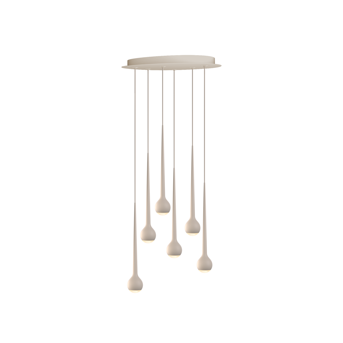 Falling Sun Chandelier Six & Nine