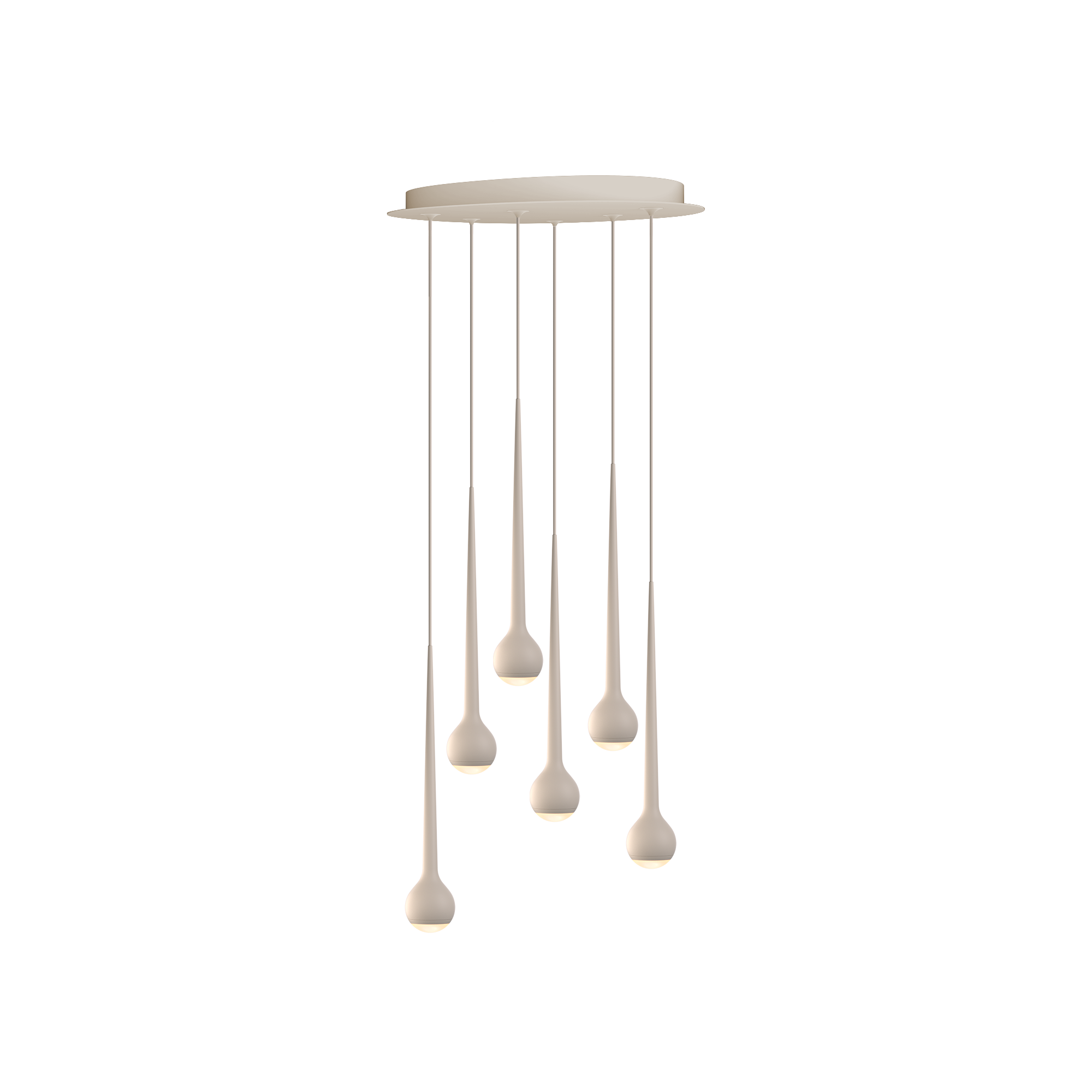 Falling Sun Chandelier Six & Nine
