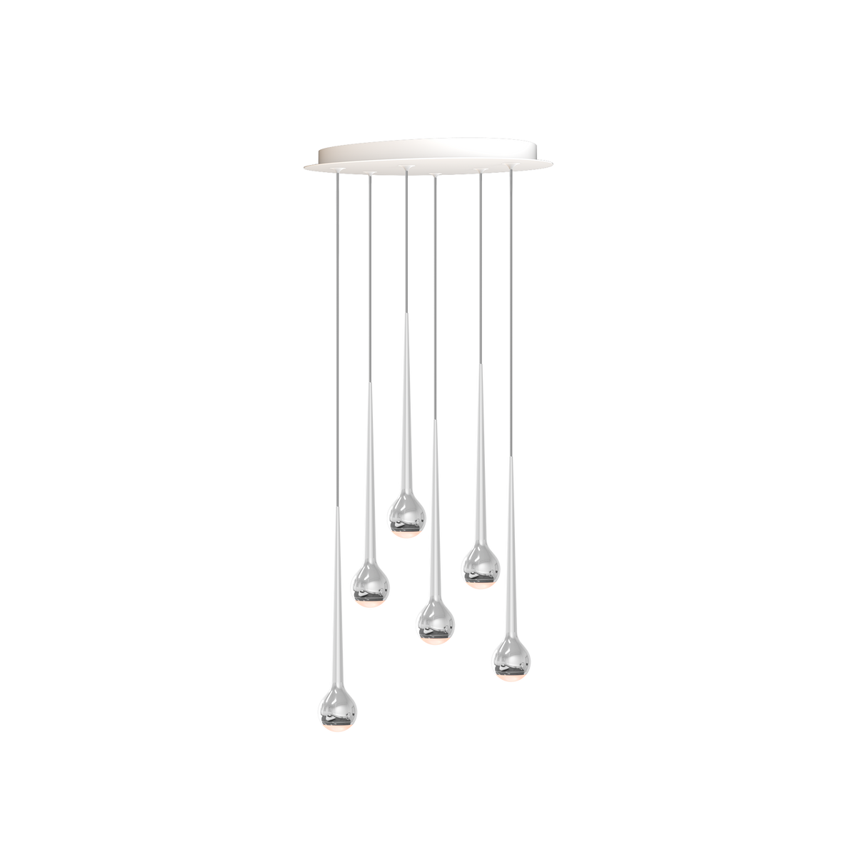Falling Sun Chandelier Six & Nine
