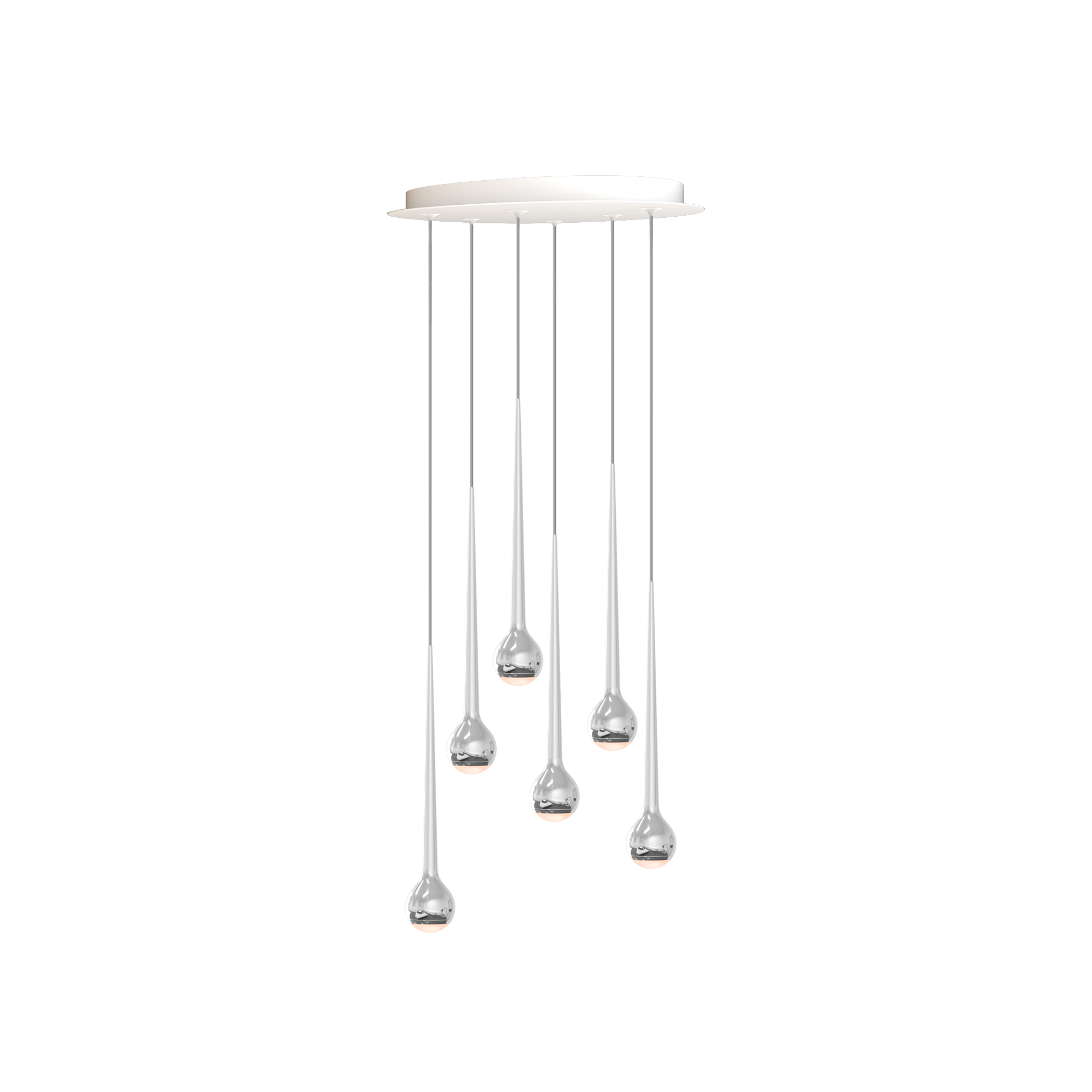 Falling Sun Chandelier Six & Nine