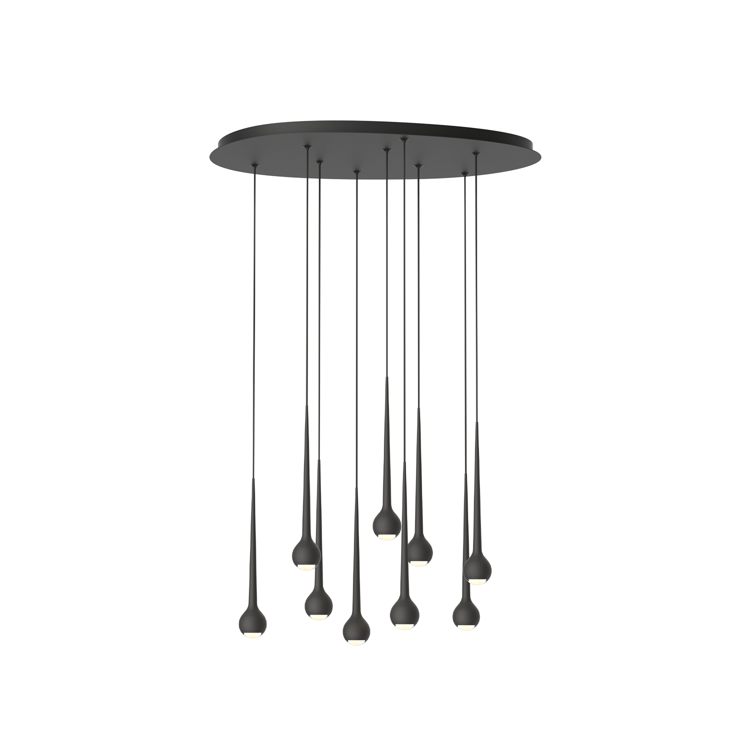 Falling Sun Chandelier Six & Nine