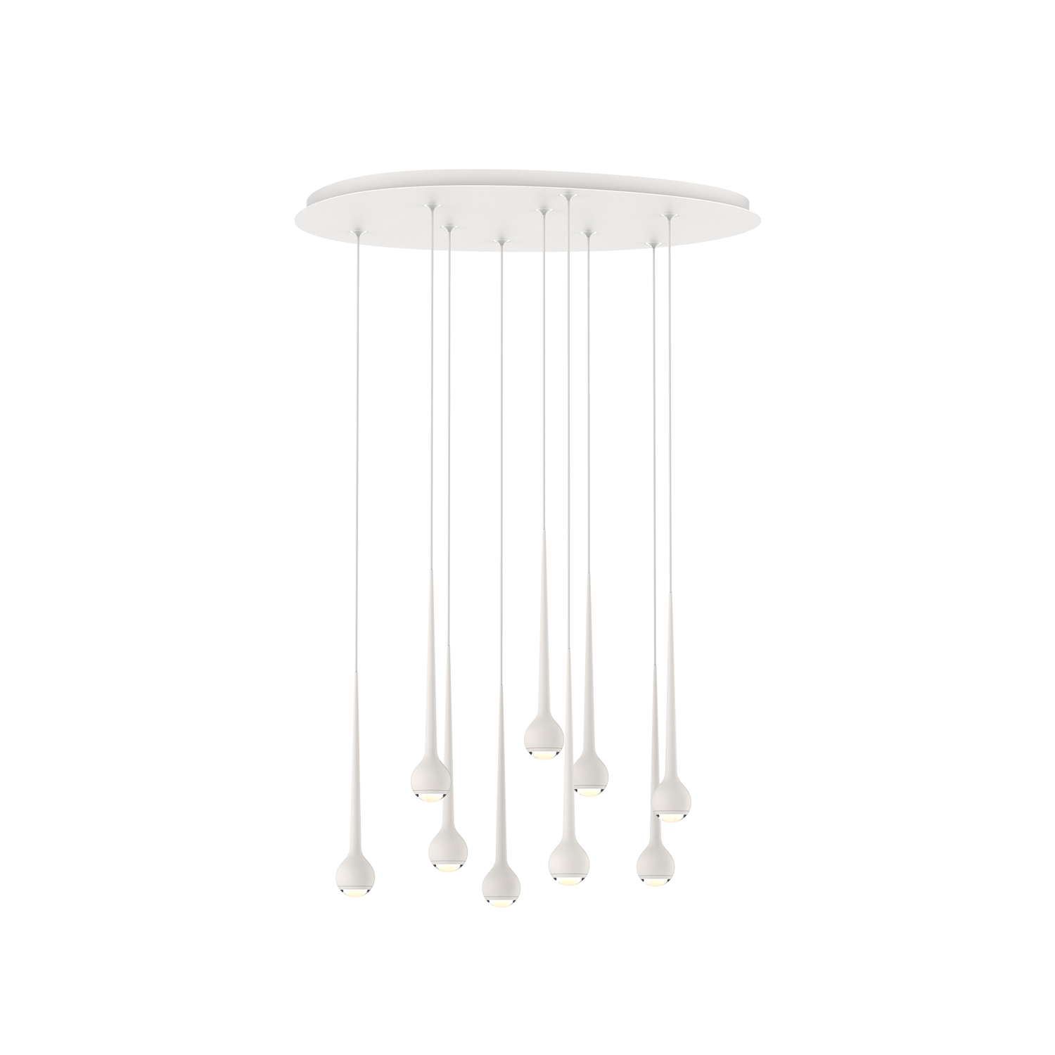 Falling Sun Chandelier Six & Nine