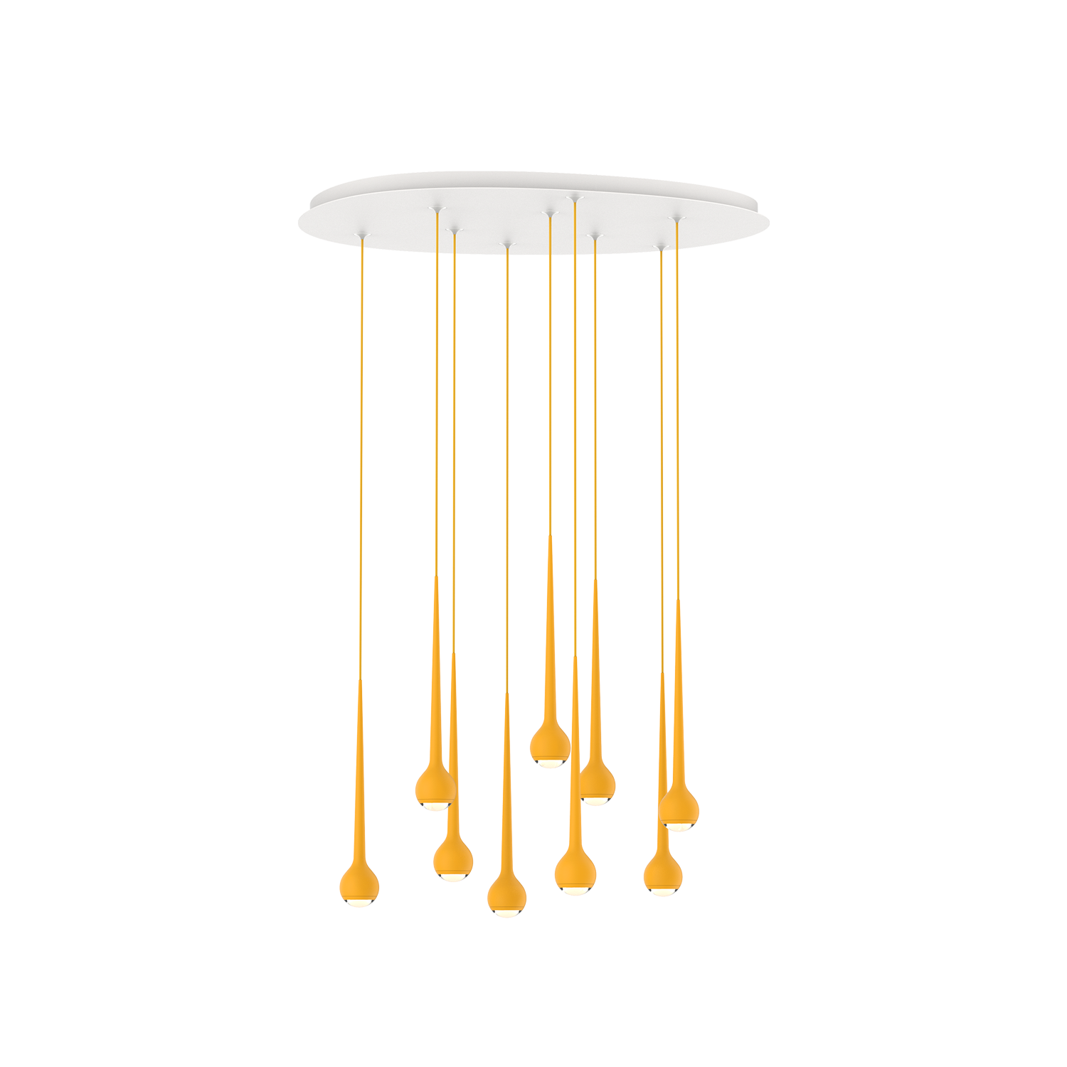 Falling Sun Chandelier Six & Nine