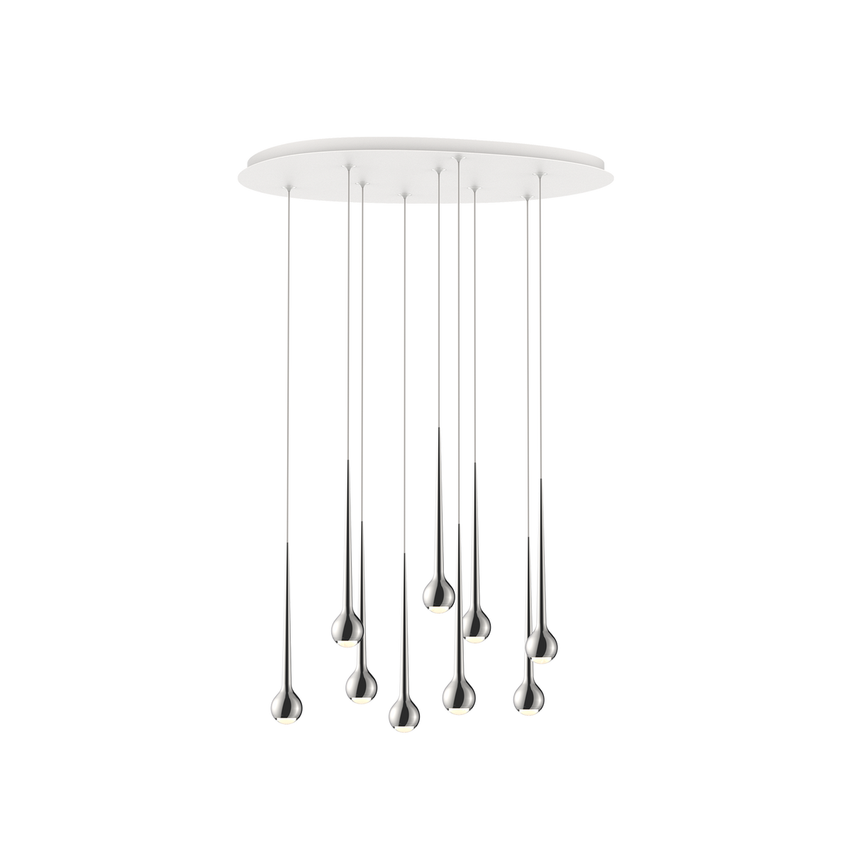 Falling Sun Chandelier Six & Nine