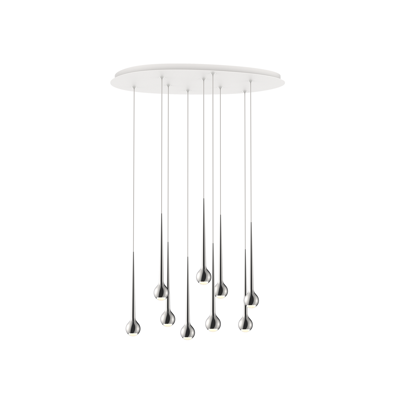 Falling Sun Chandelier Six & Nine