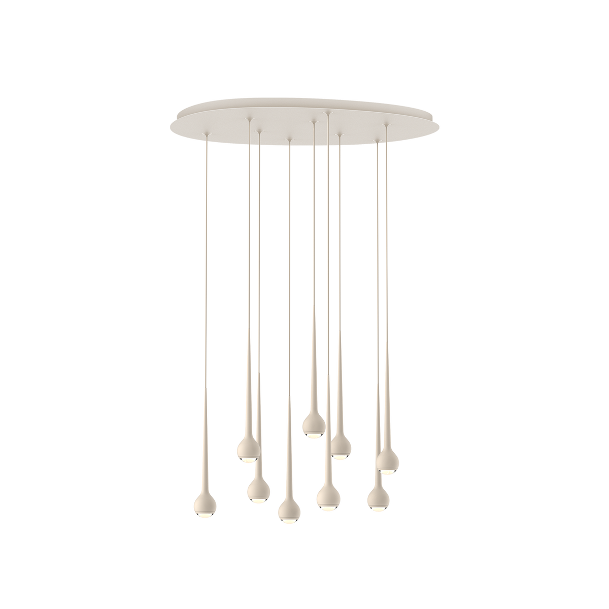 Falling Sun Chandelier Six & Nine