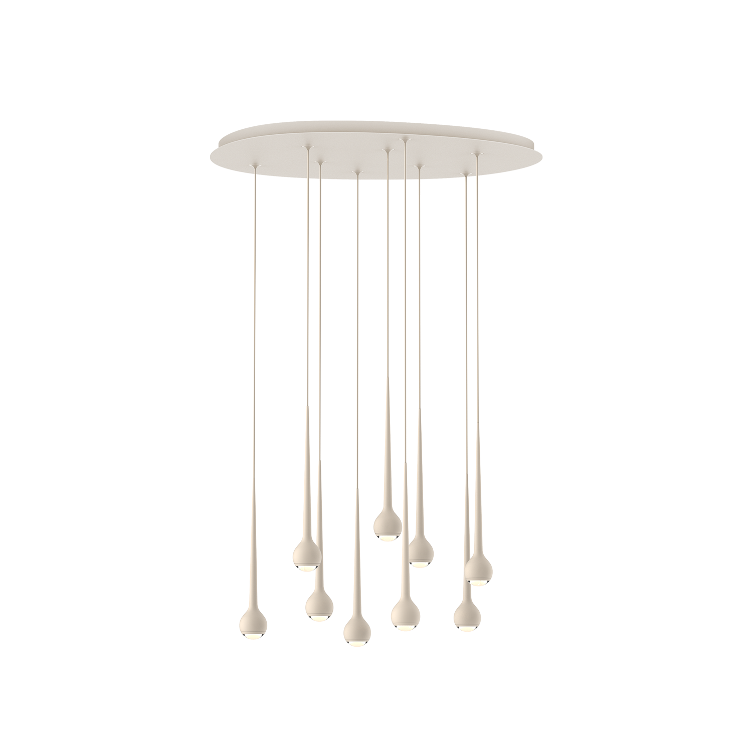 Falling Sun Chandelier Six & Nine