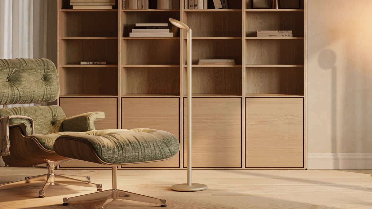 Parrot Floor GRAU – Dune v obývacím pokoji