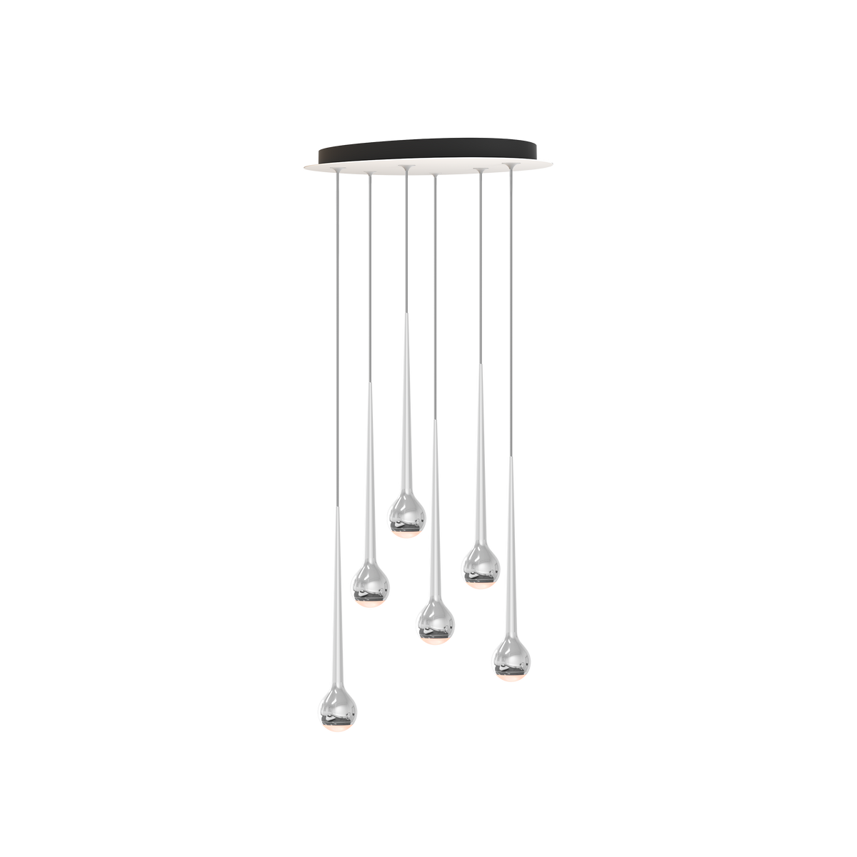 Falling Sun Chandelier Six & Nine