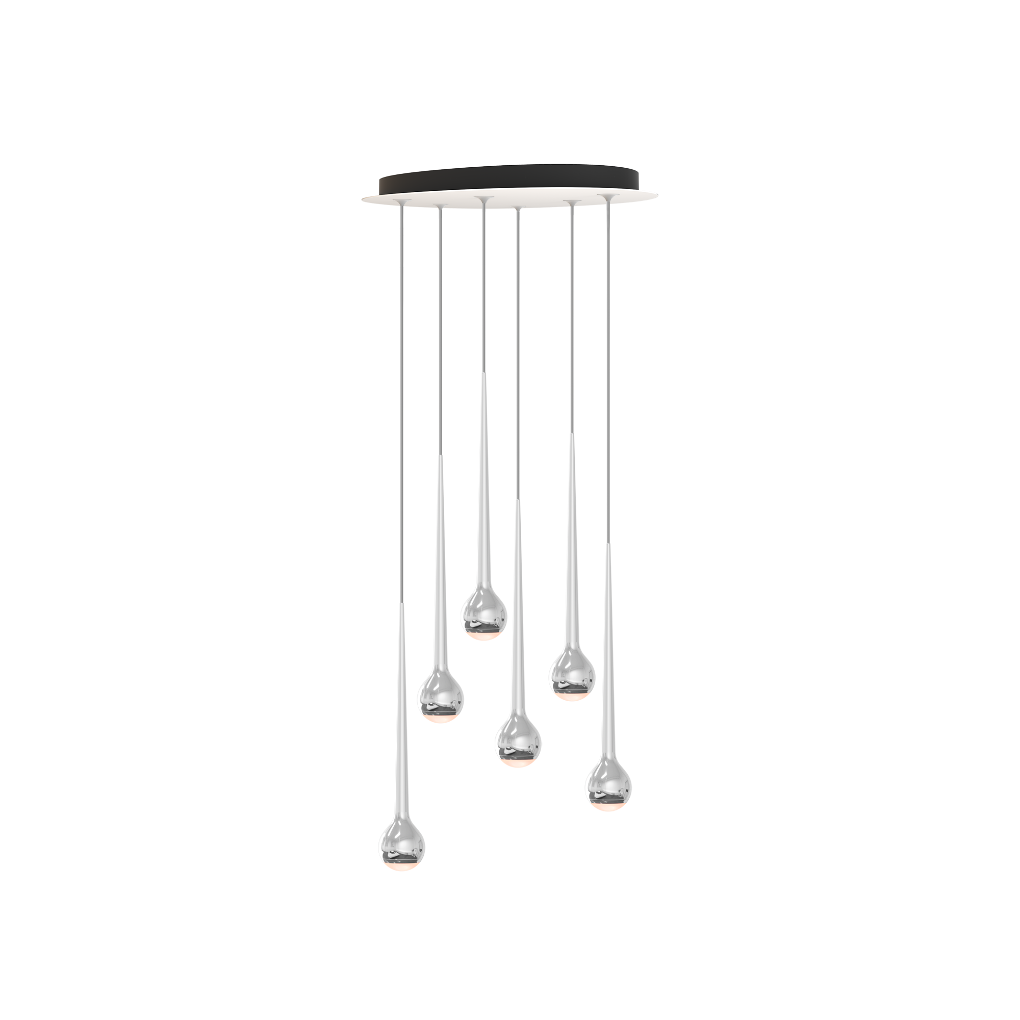 Falling Sun Chandelier Six & Nine