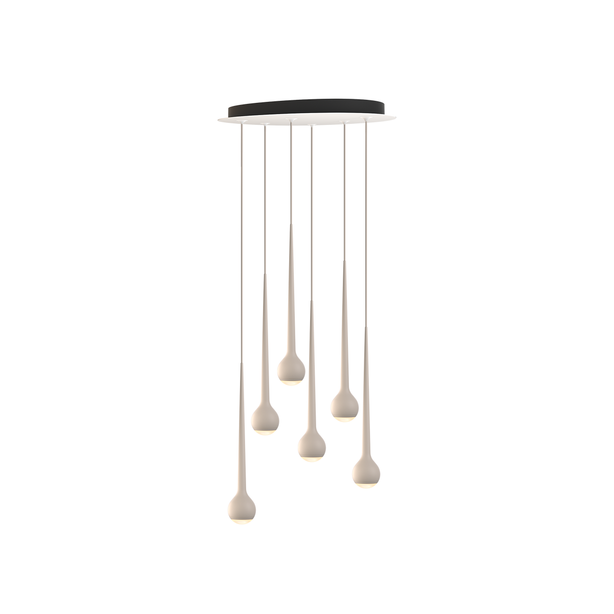 Falling Sun Chandelier Six & Nine