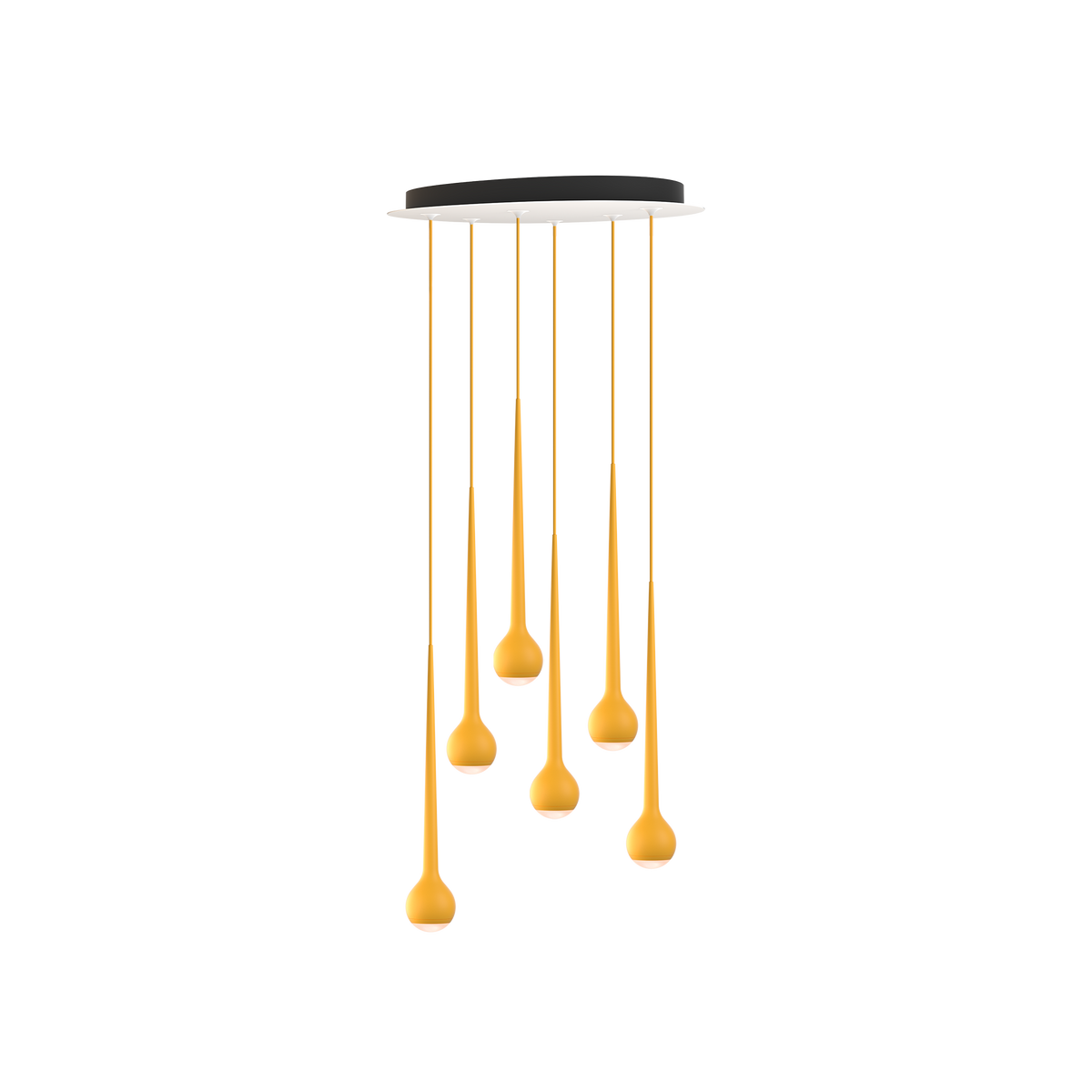 Falling Sun Chandelier Six & Nine