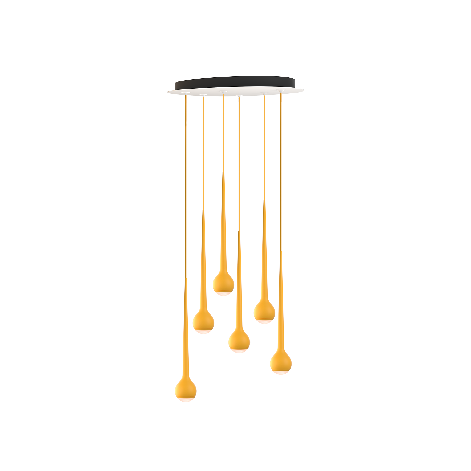 Falling Sun Chandelier Six & Nine