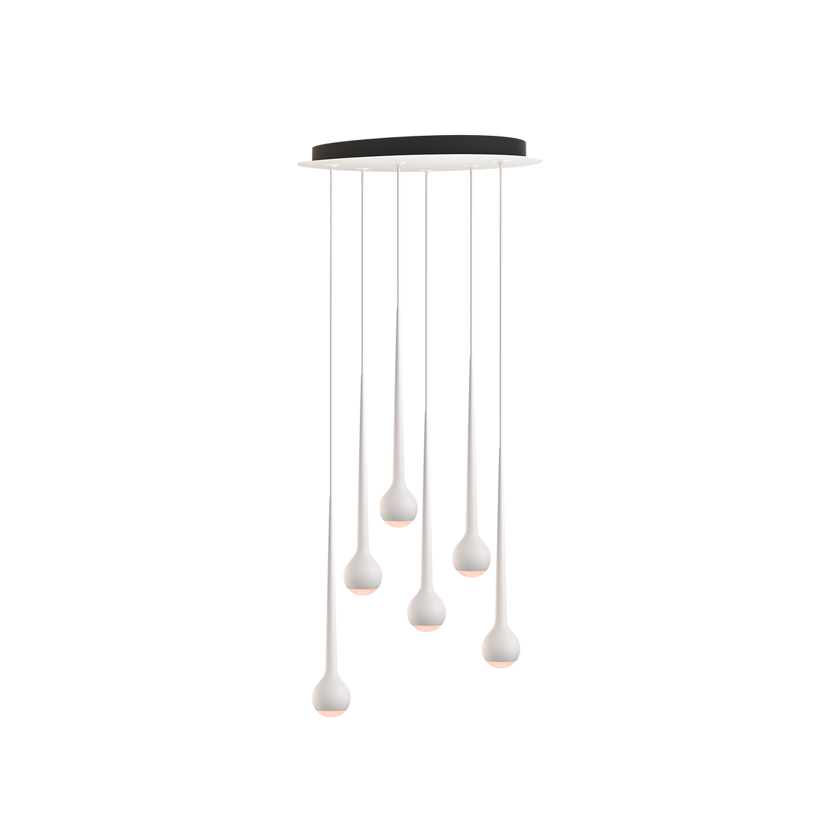 Falling Sun Chandelier Six & Nine