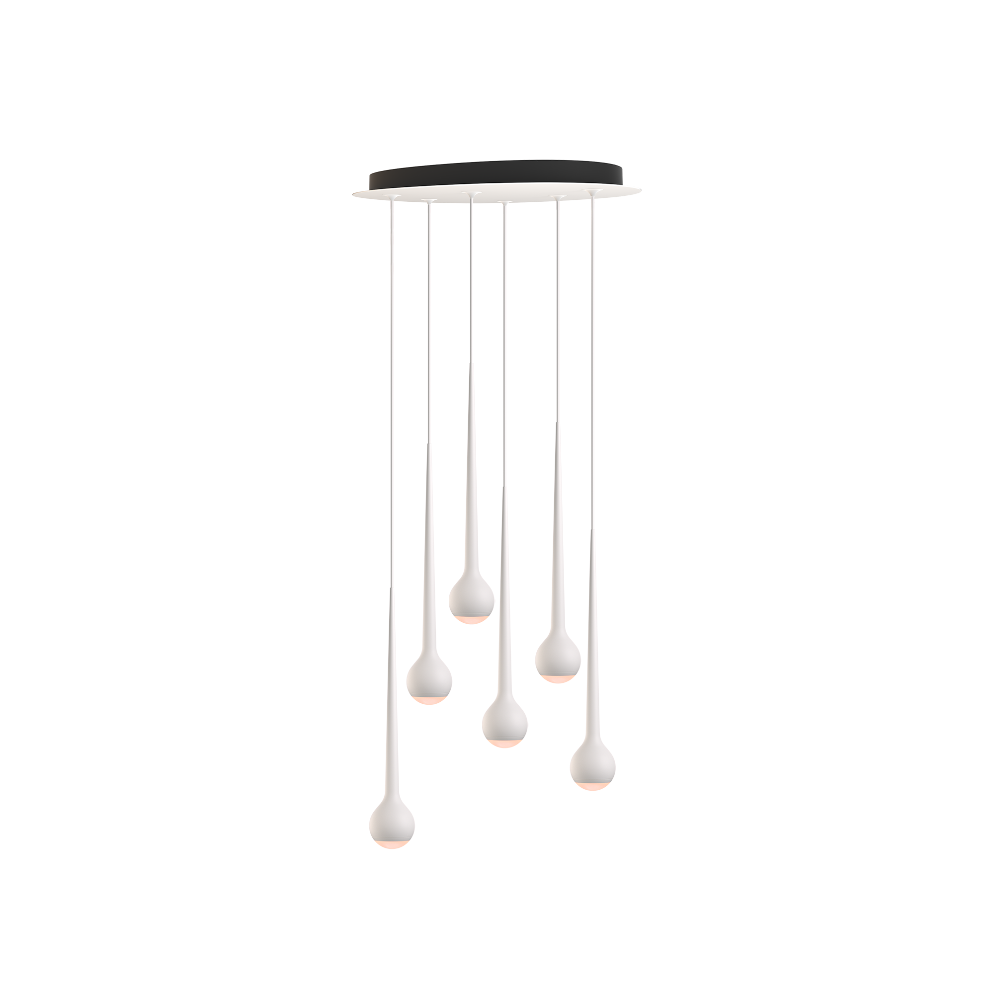 Falling Sun Chandelier Six & Nine