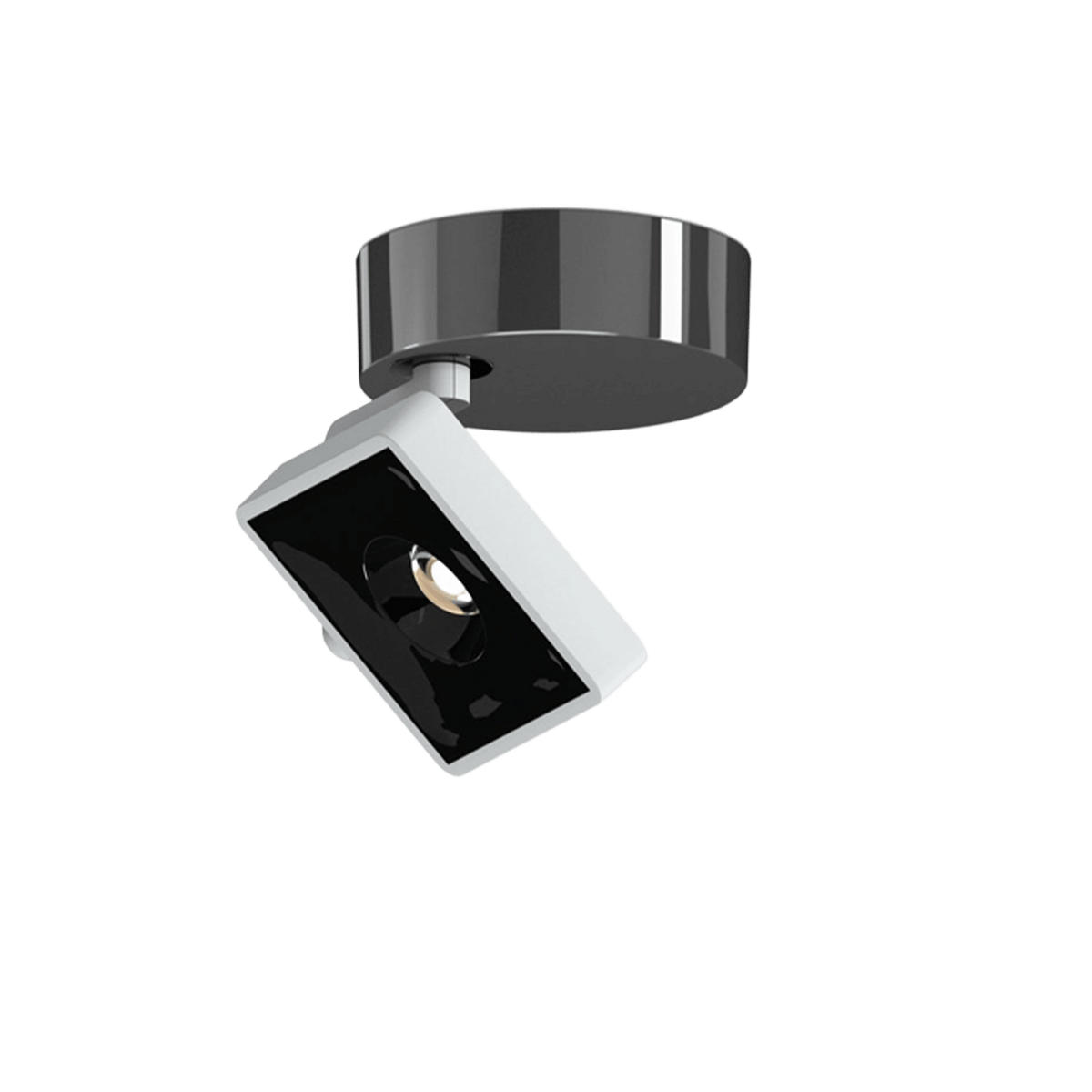 Studio GRAU – přisazená rozeta, Satin / Black, Teplé 2700 K