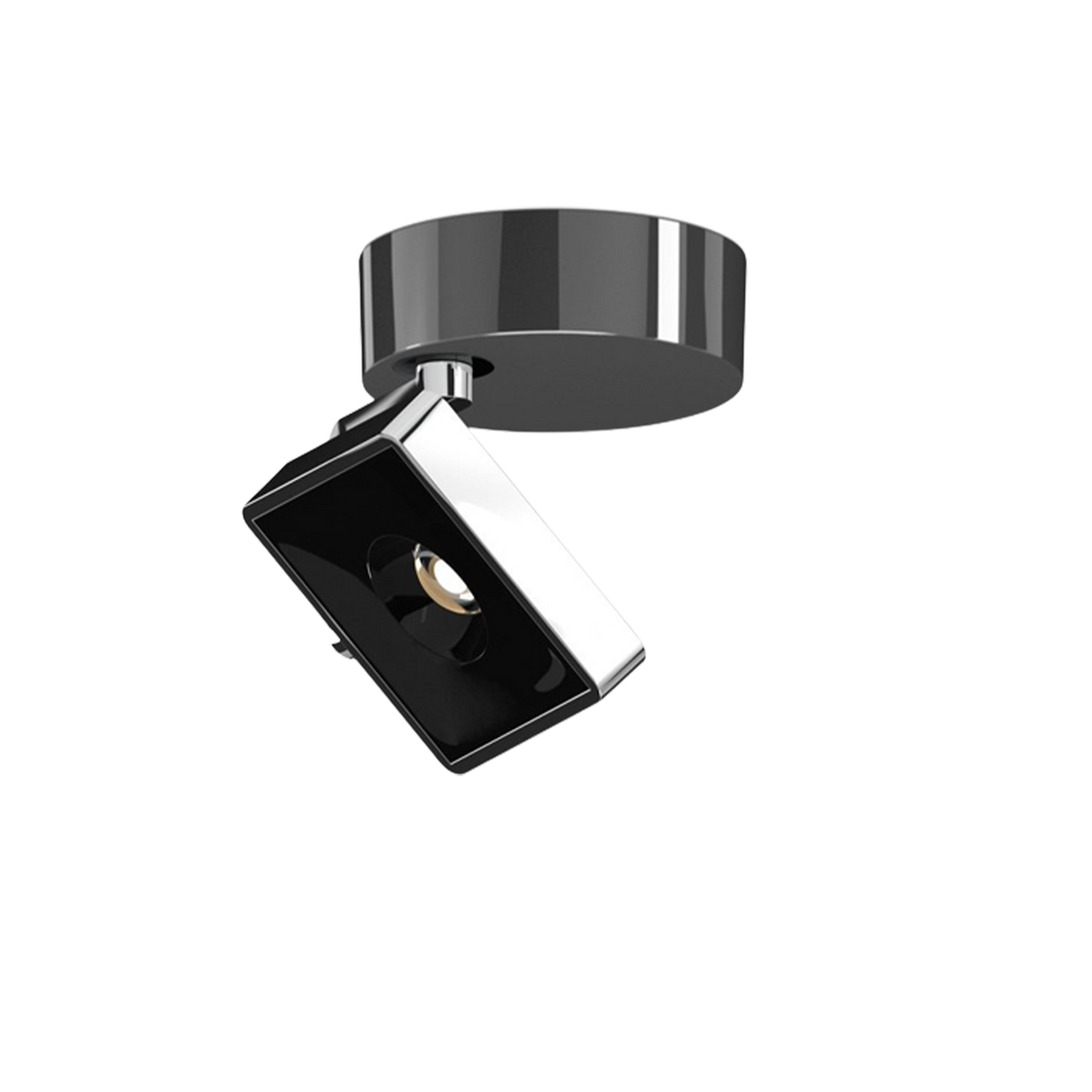 Studio GRAU – přisazená rozeta, Polished / Black, Teplé 2700 K