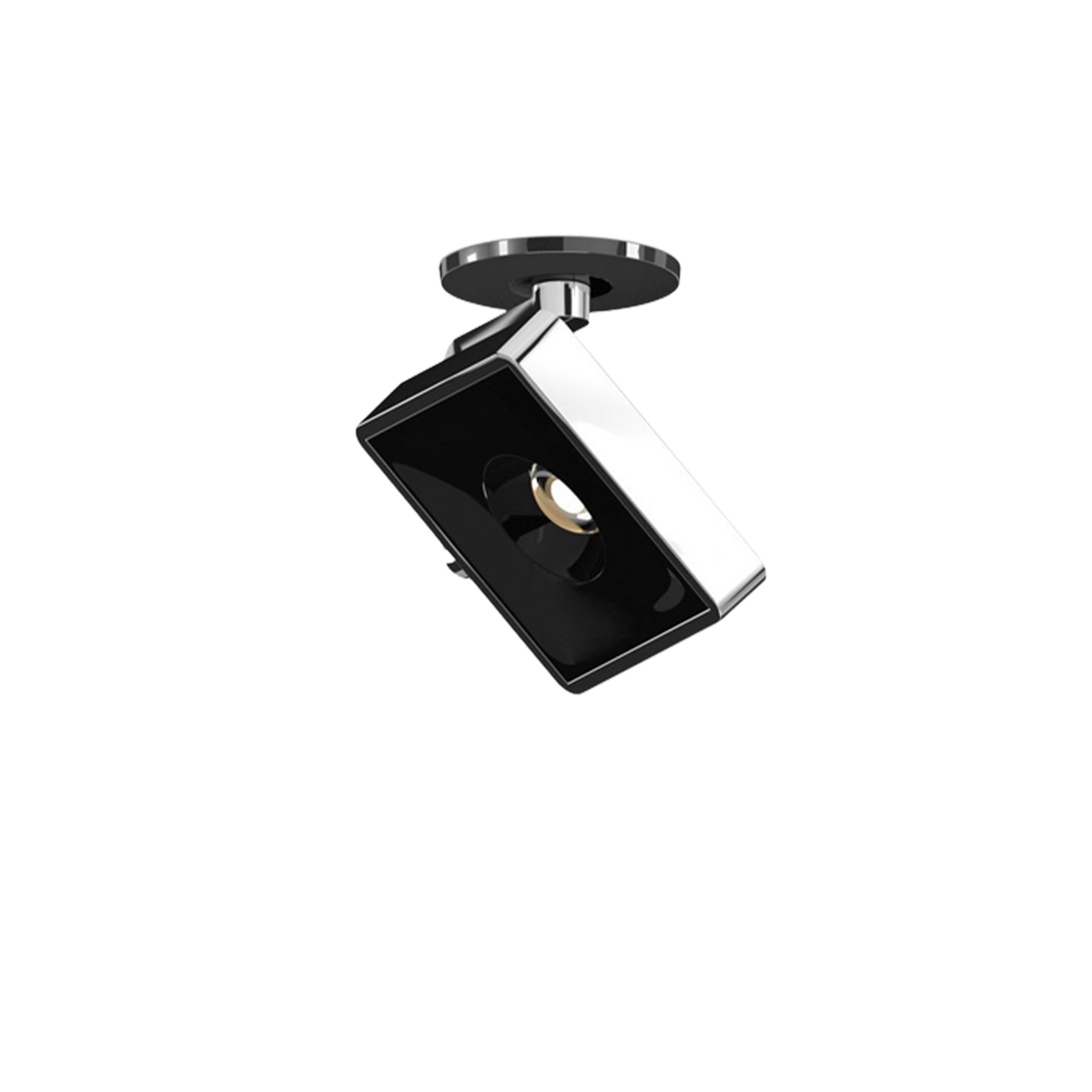 Studio GRAU – vestavná rozeta, Polished / Black, Neutrální 3500 K