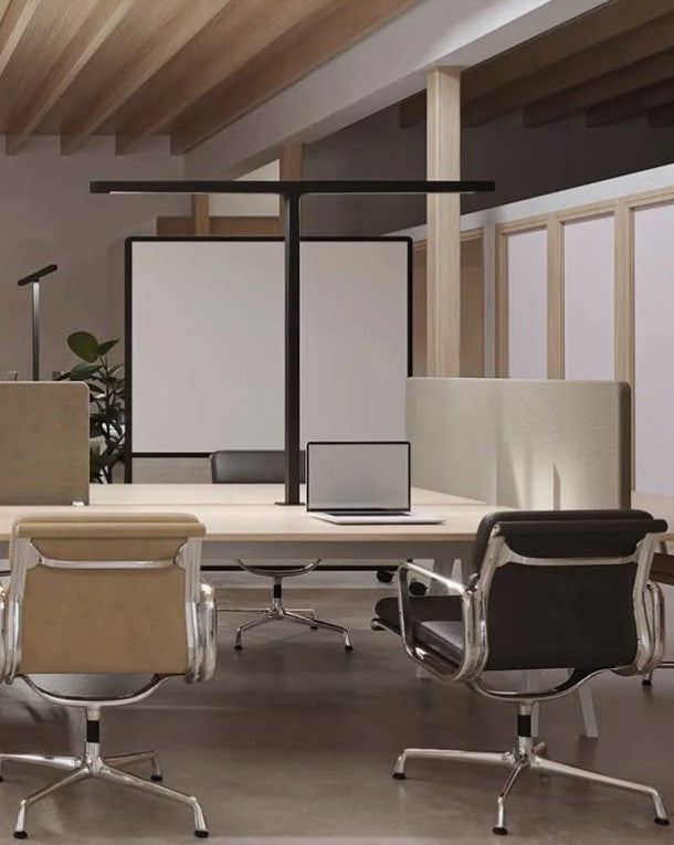 Team Cowork Mini GRAU – stojací lampa u pracovního stolu (Black)
