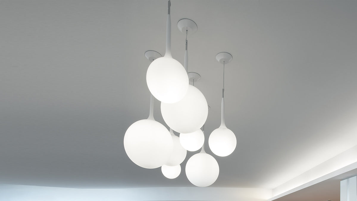 Artemide Castore sospensione v interiéru