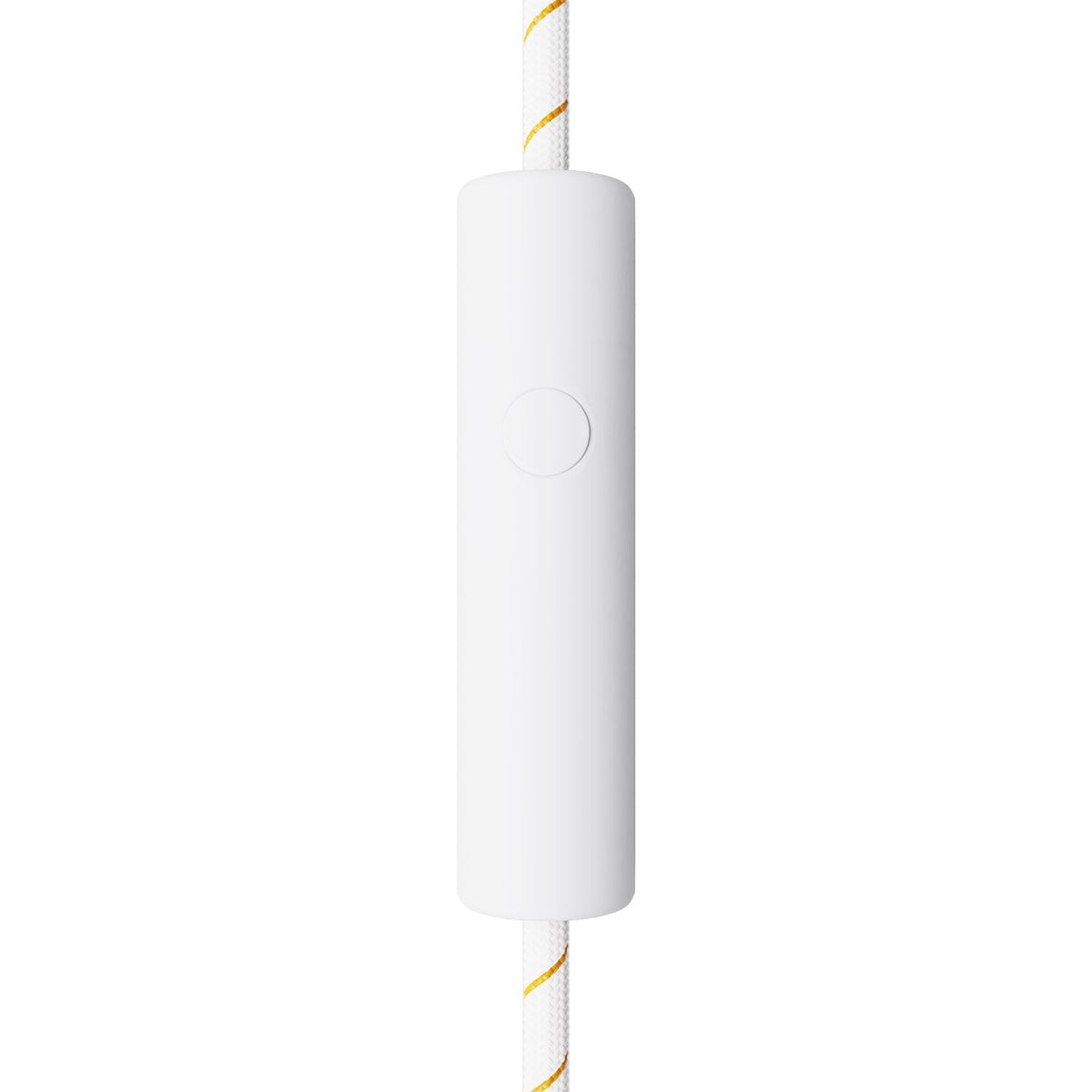 Dimmer universale a pulsante con collegamento di terra per lampadine incandescenza e led dimmerabili - Bianco