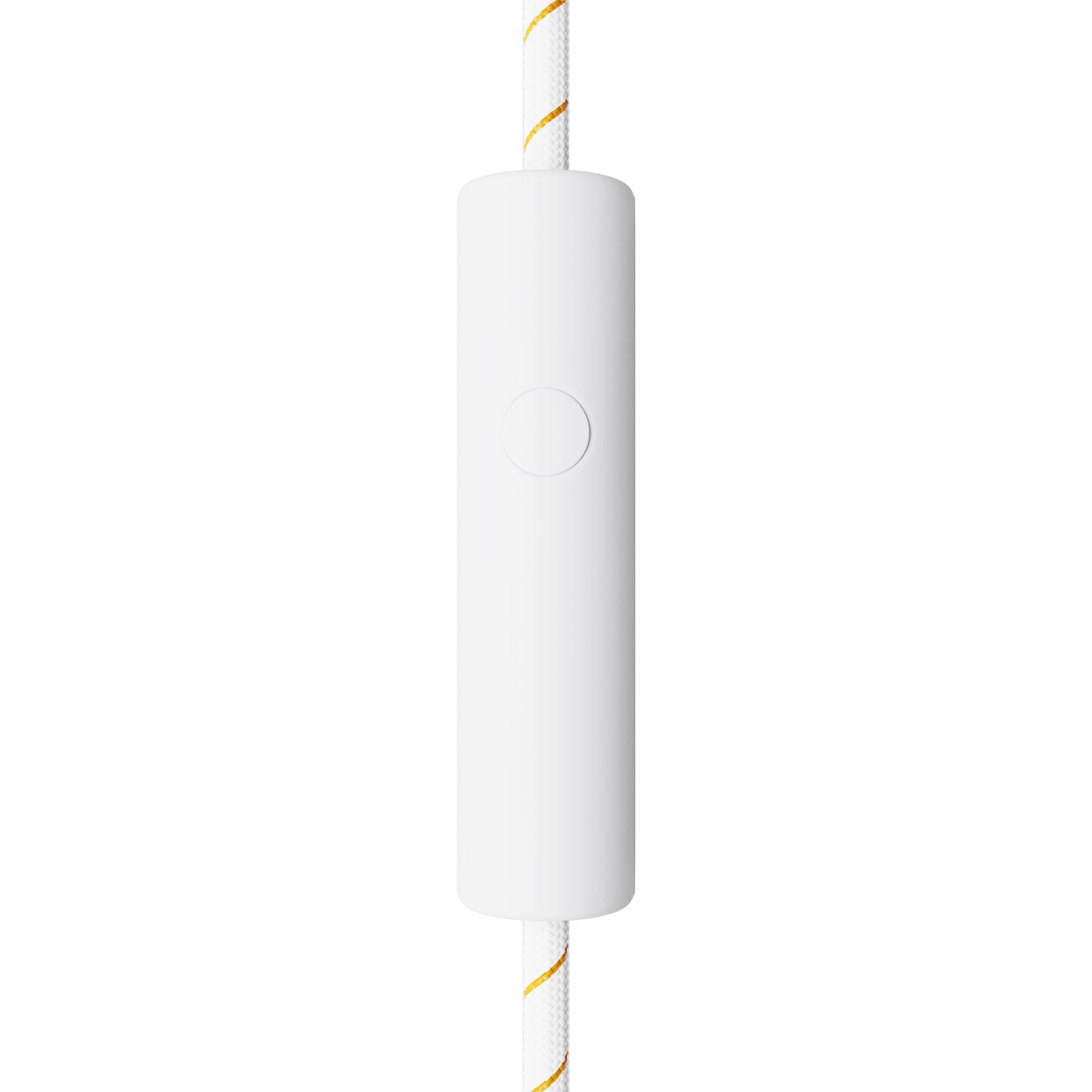 Dimmer universale a pulsante con collegamento di terra per lampadine incandescenza e led dimmerabili - Bianco