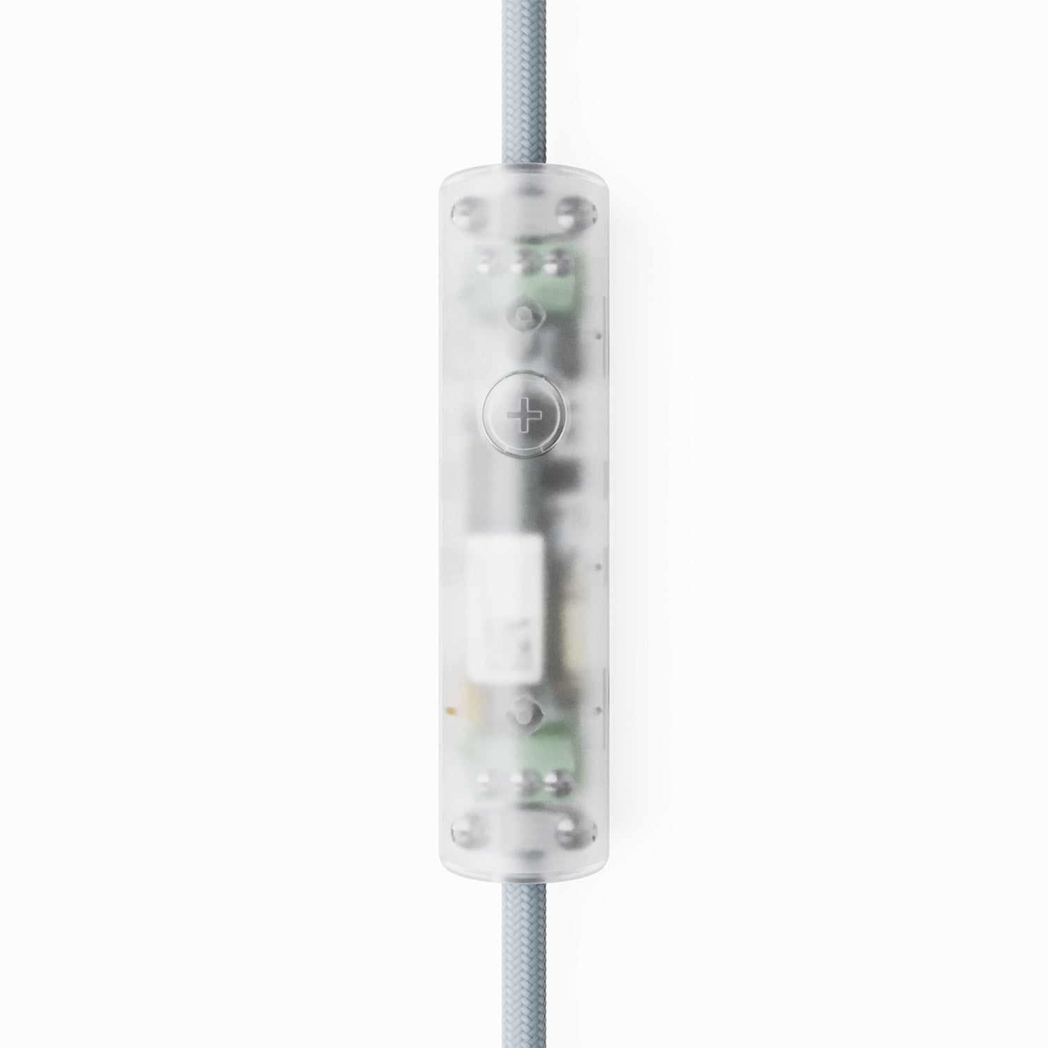 Dimmer universale a pulsante con collegamento di terra per lampadine incandescenza e led dimmerabili - Trasparente