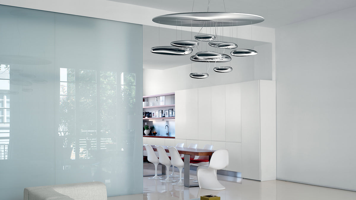 Artemide Mercury sospensione v interiéru