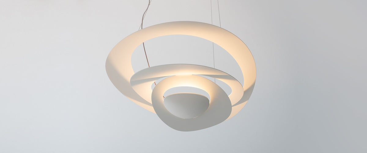 Artemide Pirce detail spirál