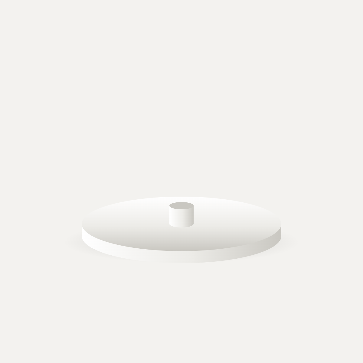 Artemide Tolomeo stolní podstavec Ø 23 cm – bílý (ilustrace)
