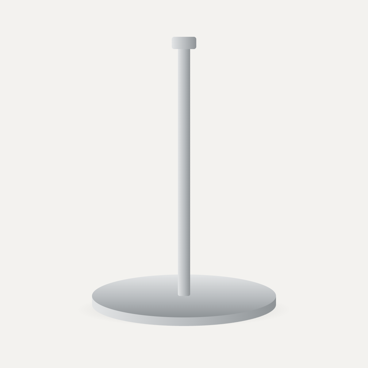 Artemide Tolomeo Mega podstavec s tyčí – hliník (ilustrace)