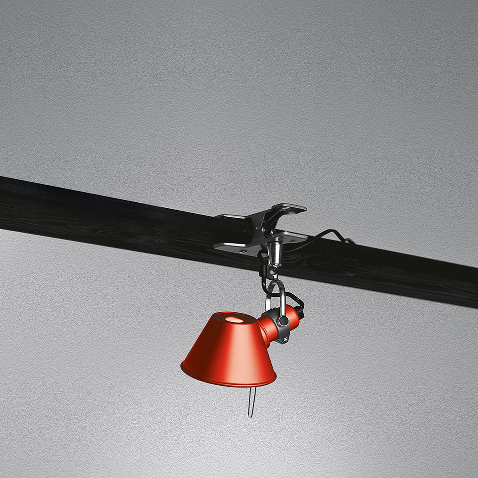 Artemide Tolomeo pinza – Tolomeo micro, Červená